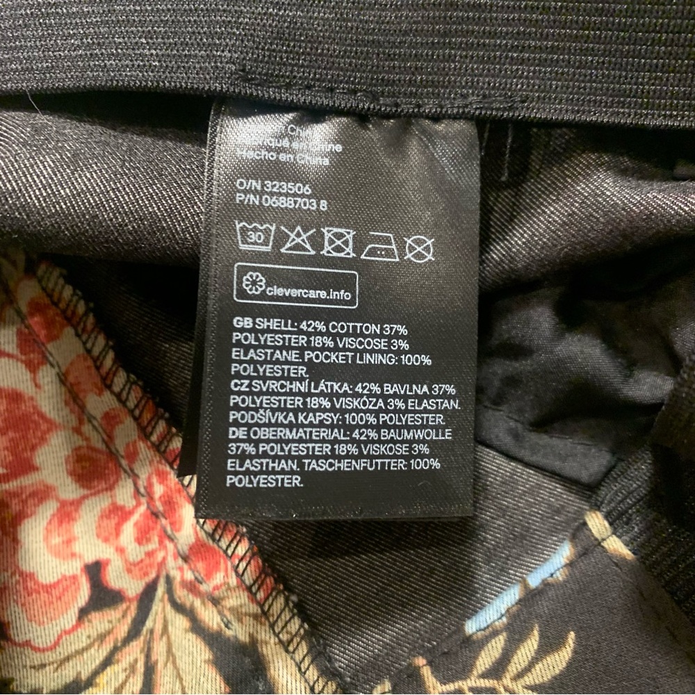 GP & Baker x H&M Floral Birds Print Slacks Pants - Picture 13 of 16